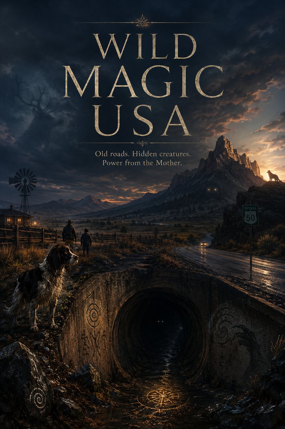 Wild Magic USA — urban fantasy world art